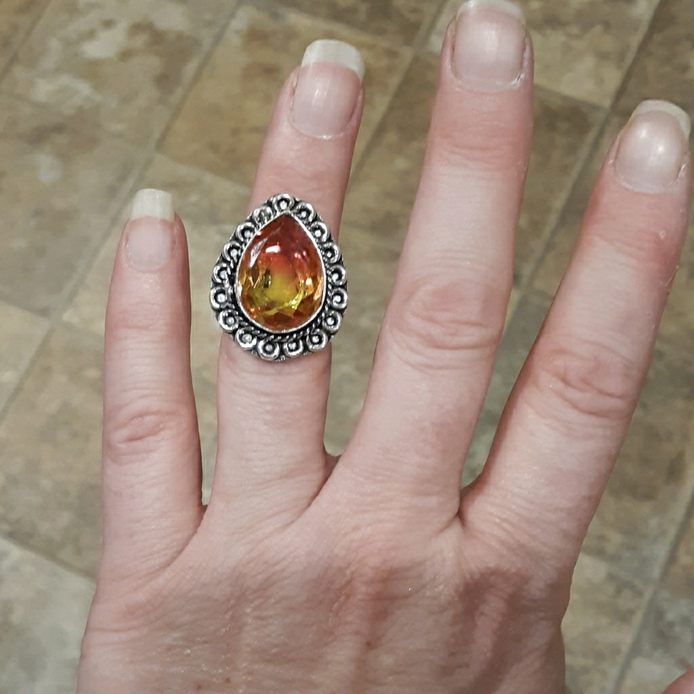 ***$15 Sale*** New Ametrine 925 Silver Ring.